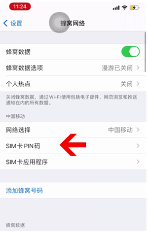 云县苹果14维修网分享如何给iPhone14的SIM卡设置密码 