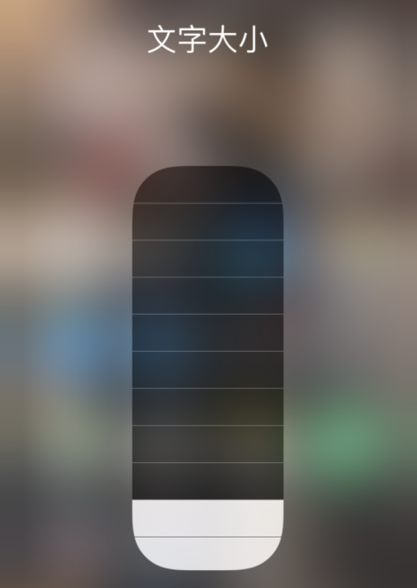 云县苹果手机维修分享小技巧：在 iPhone 控制中心快速调节字体大小 